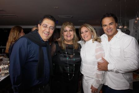 Arthur e Jeannette Sendas, Denise Brenlha e Vinicius Roseira