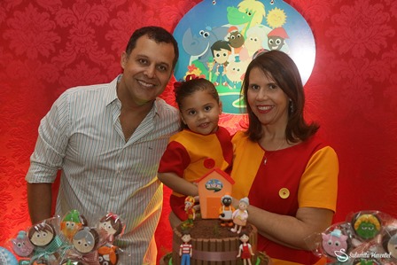 Luiza, Alberto e Paloma Samper