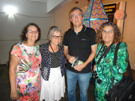 Luluda Barreto, Norma Santos, e os fotografos George Lima e  Rosa Maria A. Santos