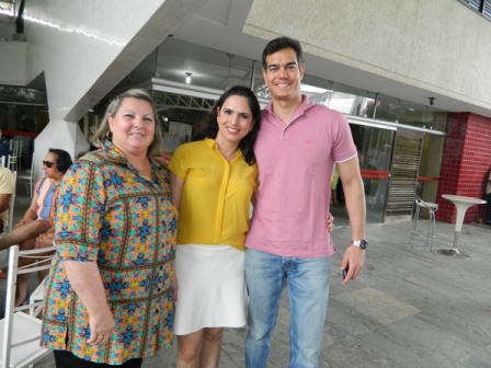 Vera Chaparemos Pereira, Ticiana e Vitor Paschoalin