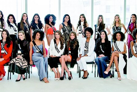 As 27 candidatas do Miss Brasil