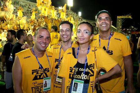 Leandro Gomes, Luiz Menna Barreto, Michelle Licory e Evandro Rius
