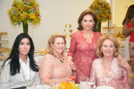 Elda, Gloria Severiano Ribeiro, Cleuba e Idinha Seabra