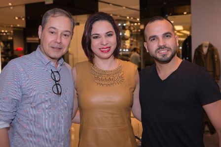 Leandro Amora, Sylvia Faillace e Anderson Alves