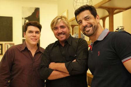 Carlos Fernandes e Predo Gismondi com o presidendente CACN da Marcos Lorac