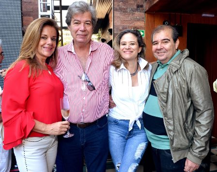  Maysa Rudge , Fernando Portela , Gilmar Perez e Monica Portela - Julho 2017 - Foto CG