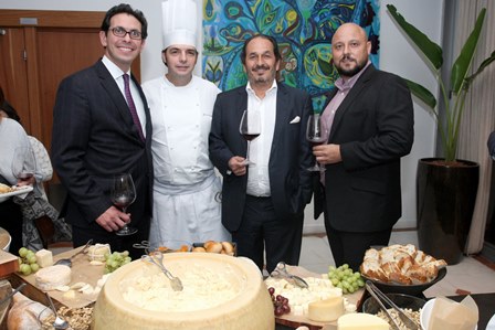 Netto Moreira, Chef Jerome Dardillac, Philippe Seigle e Sthepan Meneau