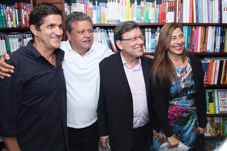 Marcus Gasparian, Aluizito Teixeira, Francisco Barreiras e Alice Tamborindeguy