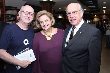 Alberto Sabino, Cristina e Claudio Aboim