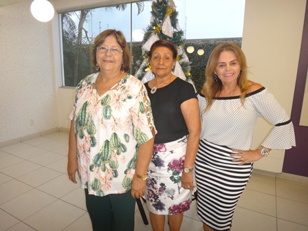 Carlota Oliveira, Aldinha Barreto e Gicelia Machado