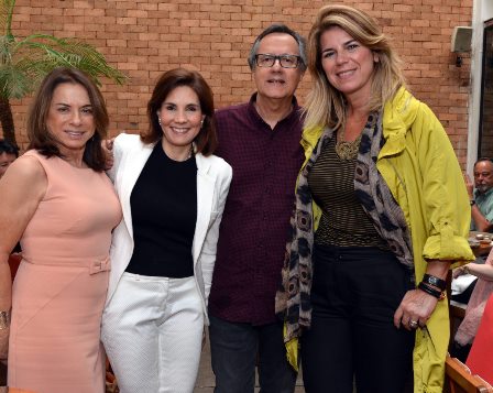     Yvonne Bezerra de Melo , Fatima Tostes , Paulo Roberto Direito e Cris Parisi 