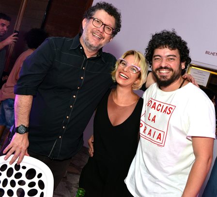     Paulo de Moraes , Carol Lobato e Ricco Viana  