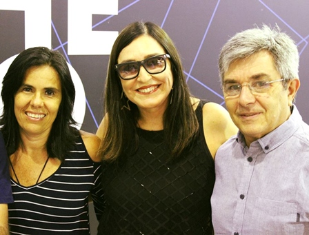 Macarena Lobos, Cacau Dias e Renato Moreth 