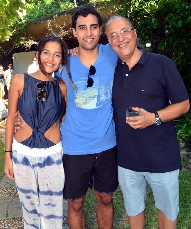  Luiza Neves , Rafael e seu pai Raul Chamma - Mar